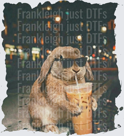 bunny iced coffee