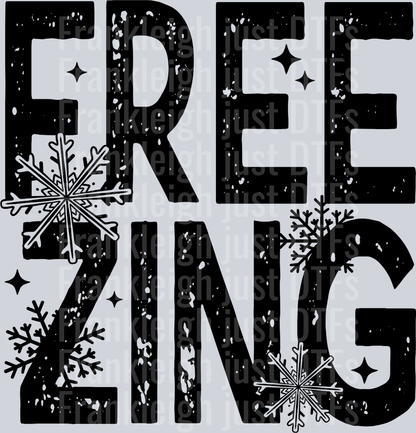 Freezing Stacked Single Color Black