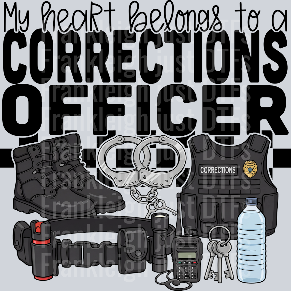 my heart belongs to a corrections officer