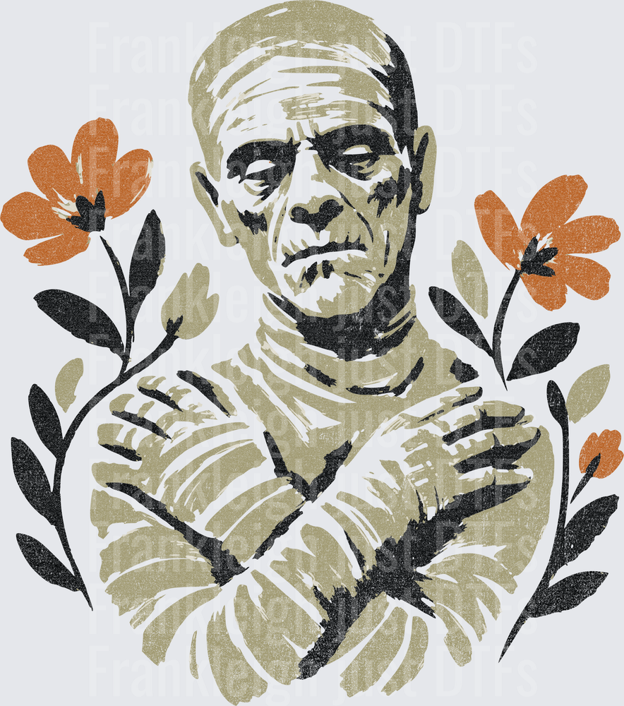 THE MUMMY FLORALS DOODLE