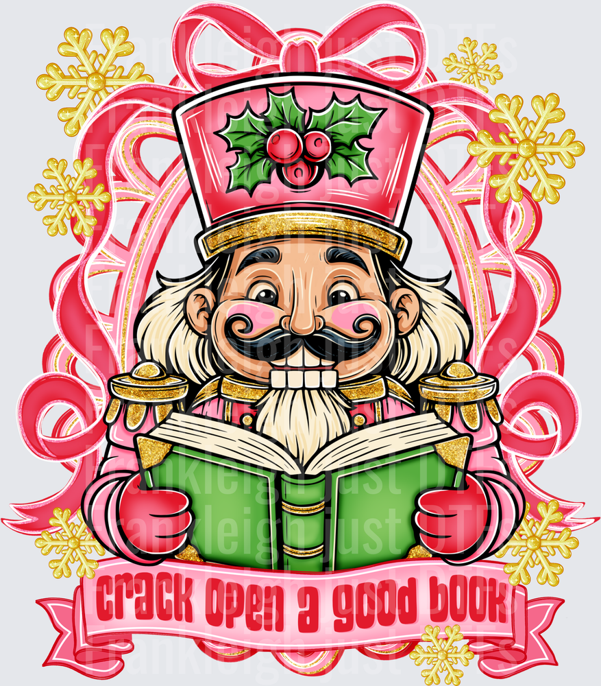 Christmas Bookish Nutcracker Frame