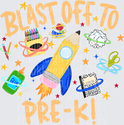 Blast off to Pre-K Boy