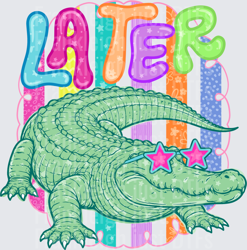 Later Gator Colorful