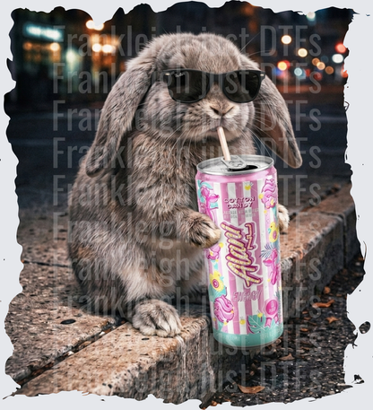 bunny drinking cc alani