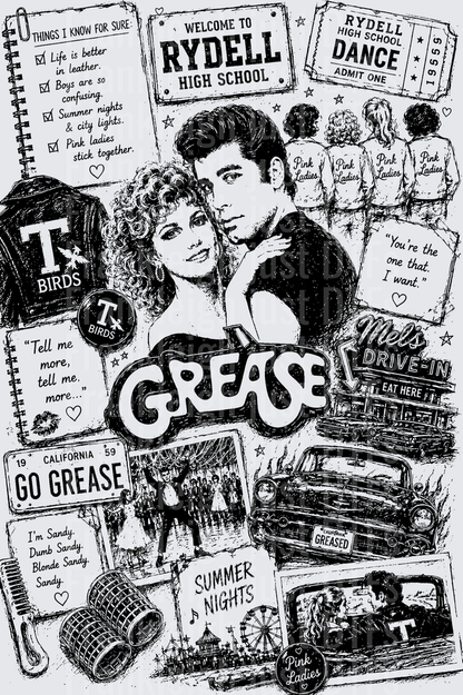 Grease Collage