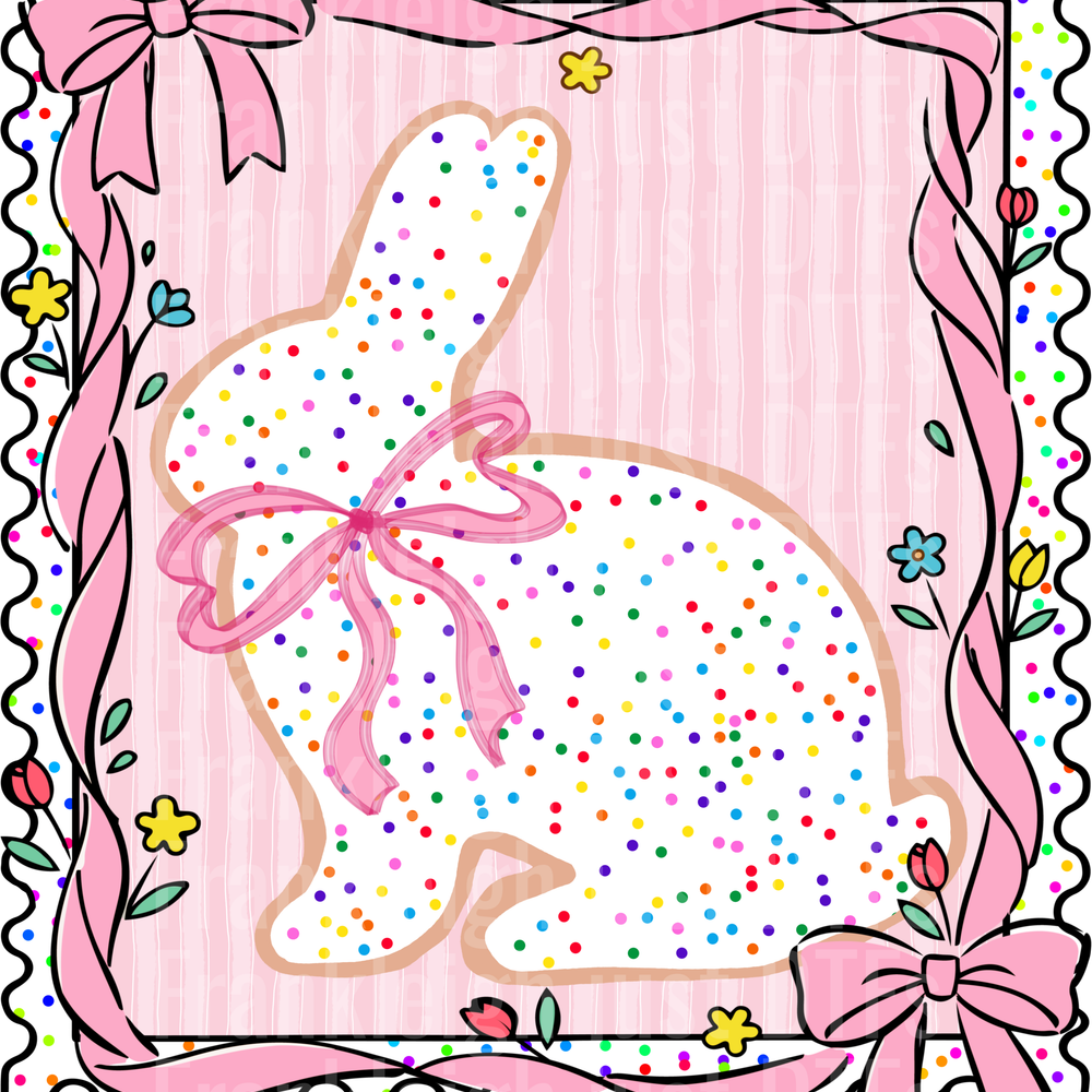 Animal cracker bunny frame