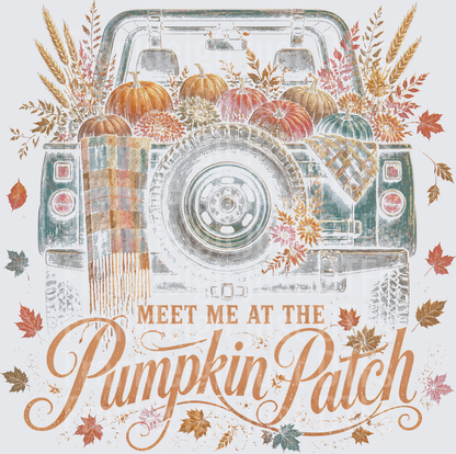 Pumpkin Patch Jeep (Halftone)