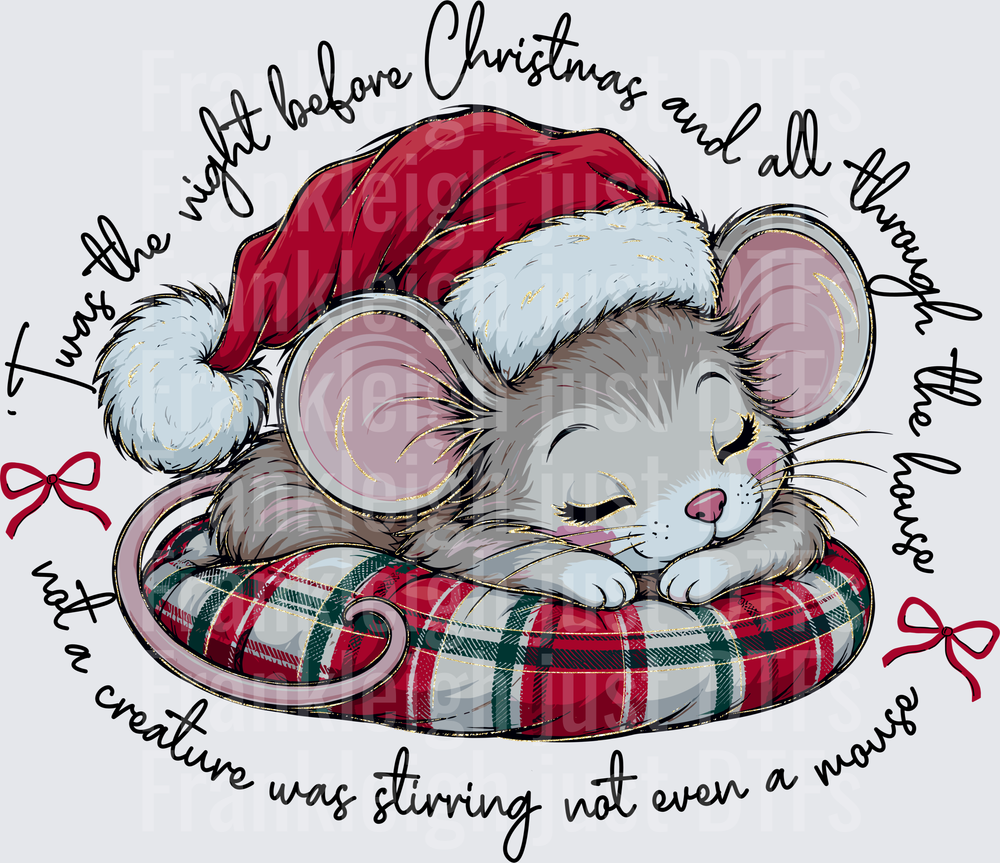 Twas the night before Christmas black