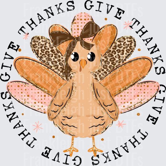 Give Thanks Turkey Circle