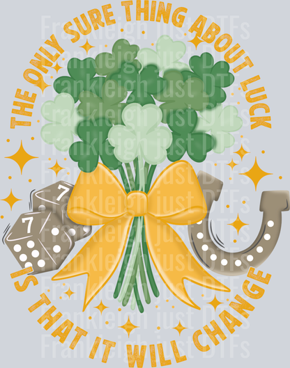 The Only Sure Thing (Yellow Letters)