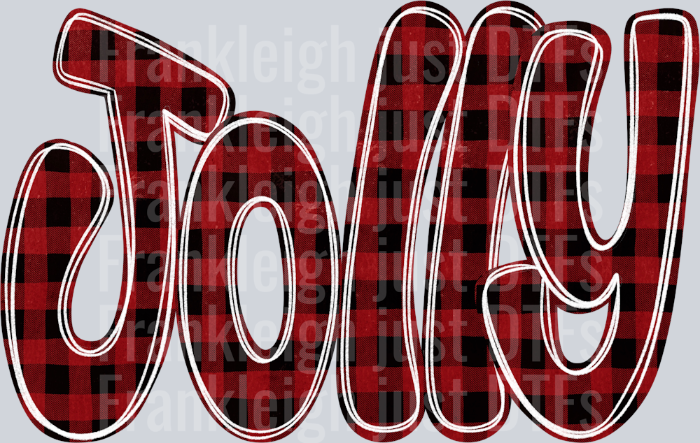 Jolly Funky Doodle Buffalo Check