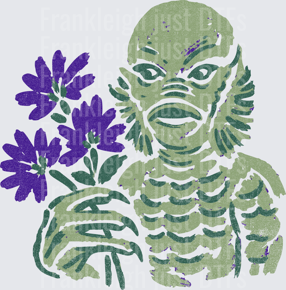 CREATURE  FLORALS DOODLE