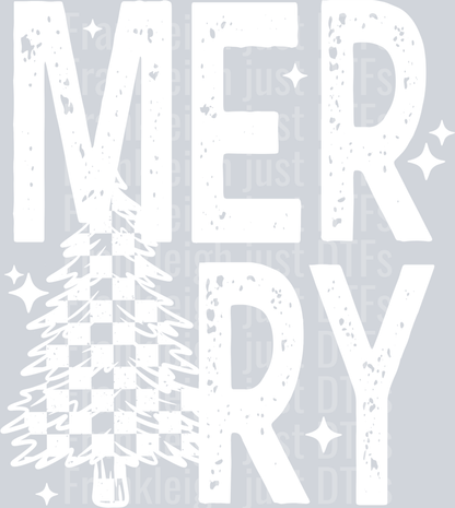 Merry Single Color White