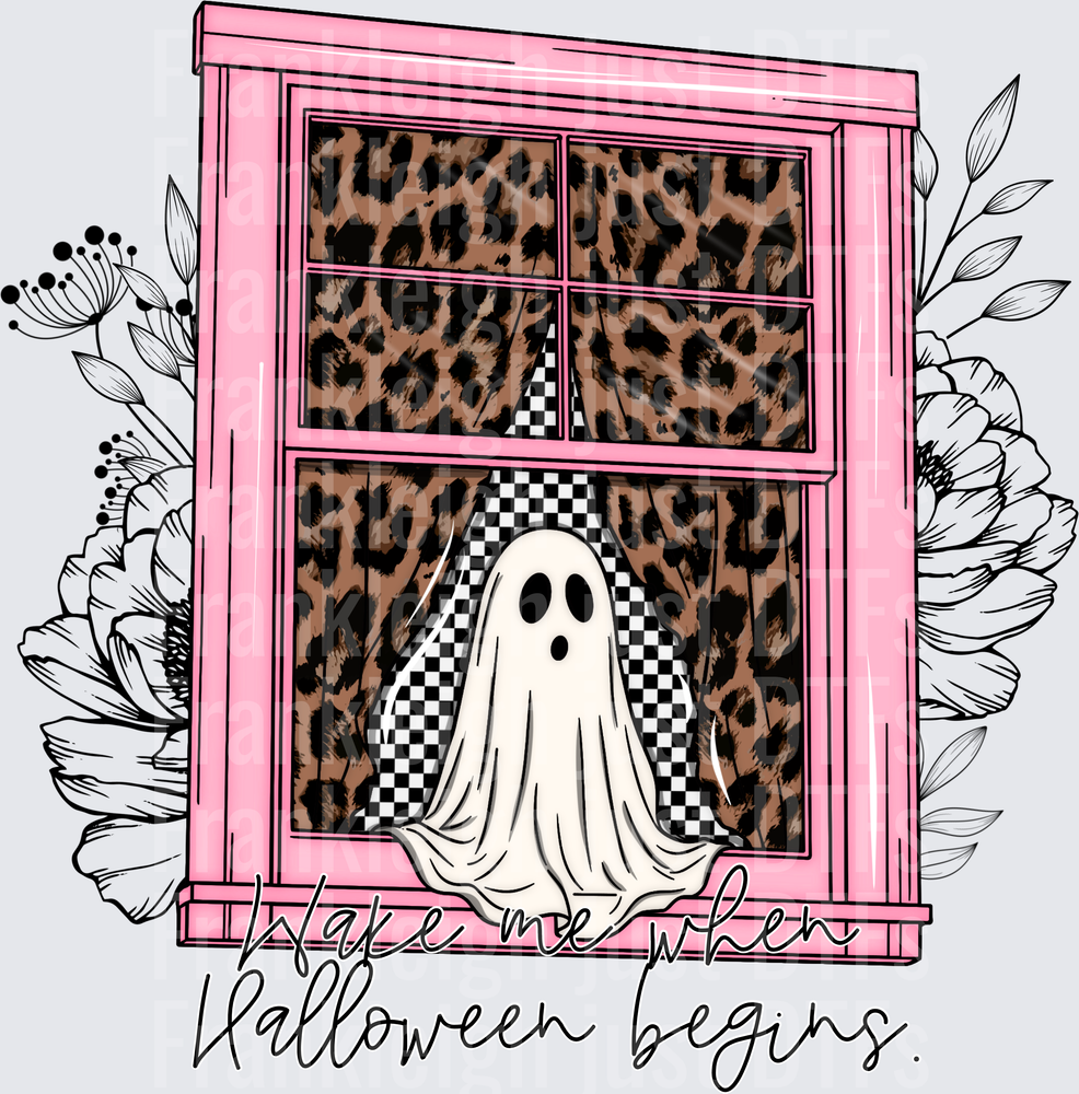 Wake me when Halloween begin