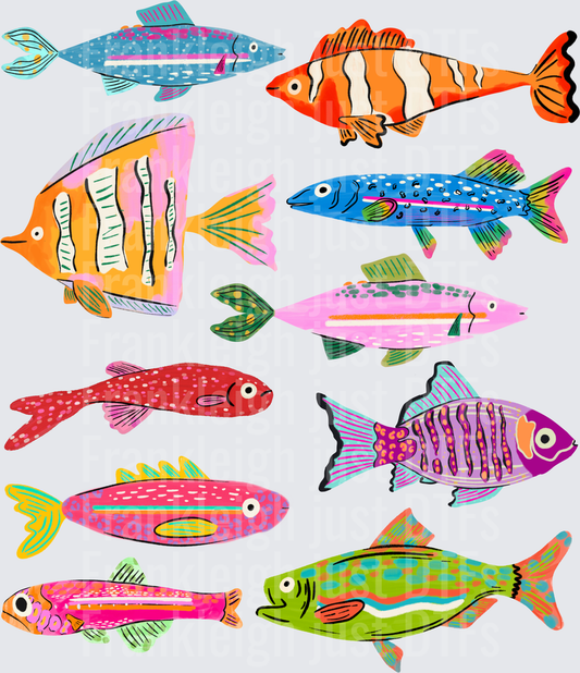 Fish collage