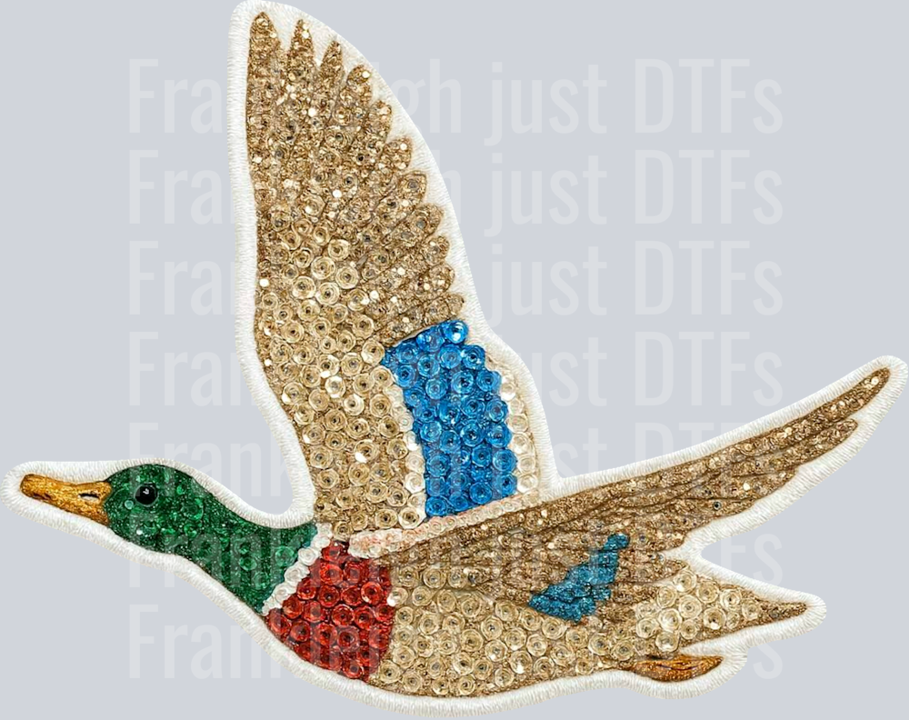 Duck Faux Sequin