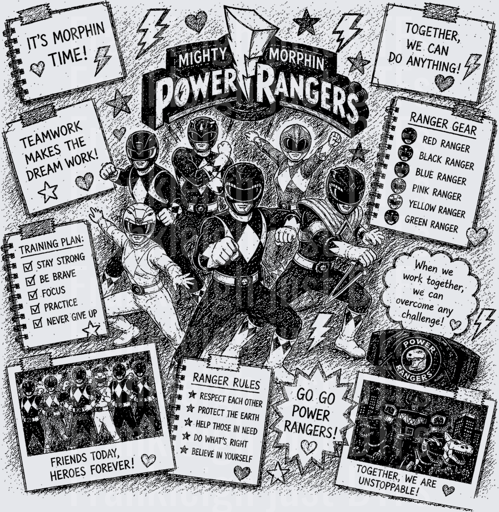 Power Rangers Collage