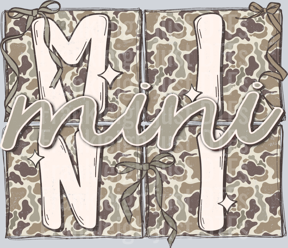 Camo Bow Mini