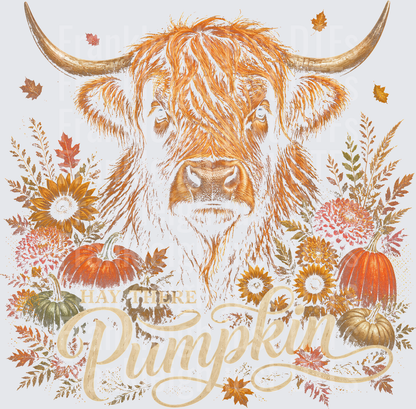 Hay there pumpkin (Halftone)