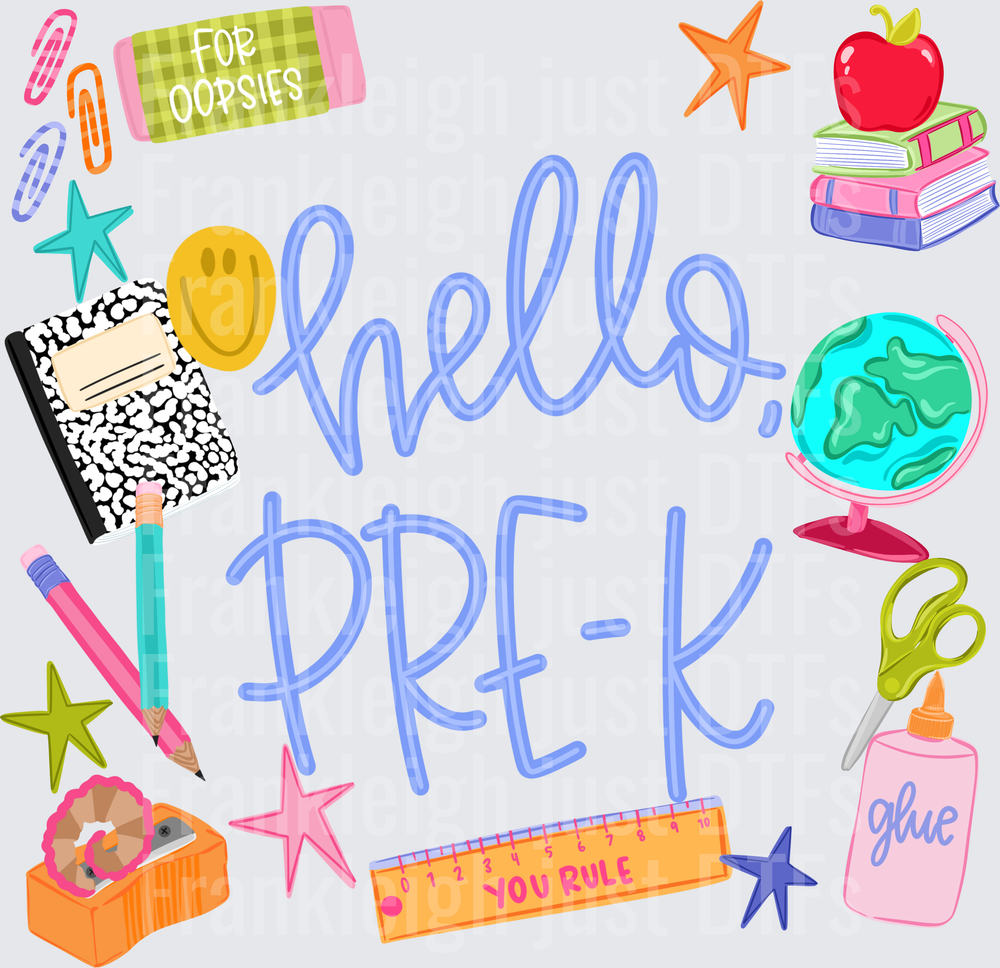 HELLO PREK school collage