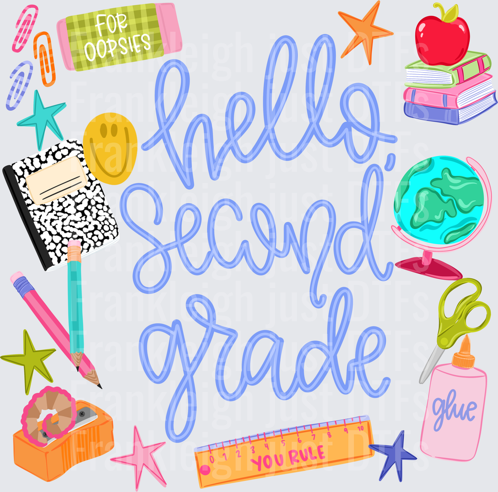 HELLO SECOND Grade school collage