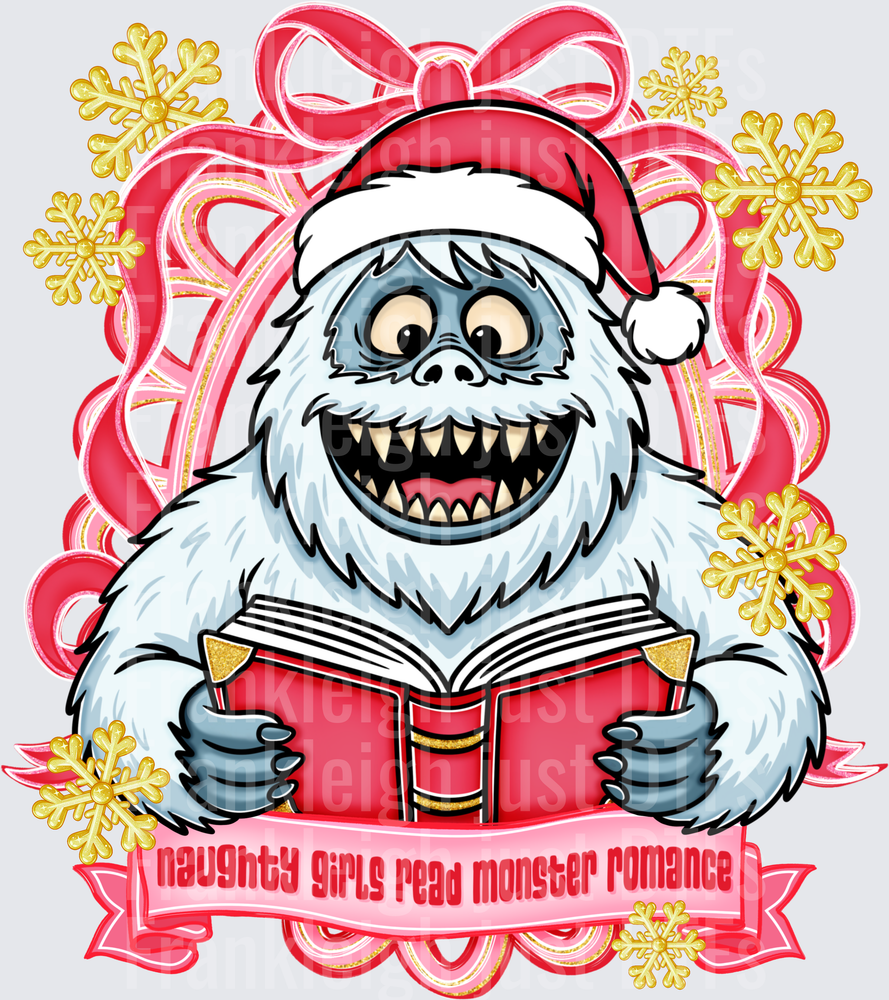 Naughty Girls Read Monster Romance Frame