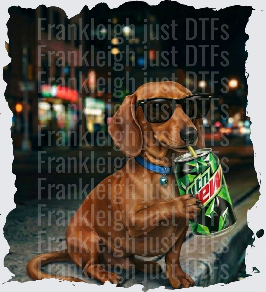weenie dog mt dew