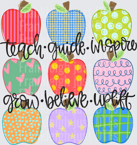Teach guide inspire apples
