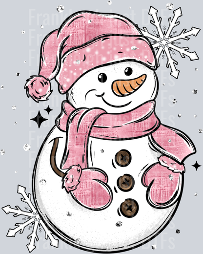 Pink Snowman