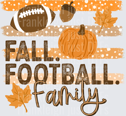 Fall football family