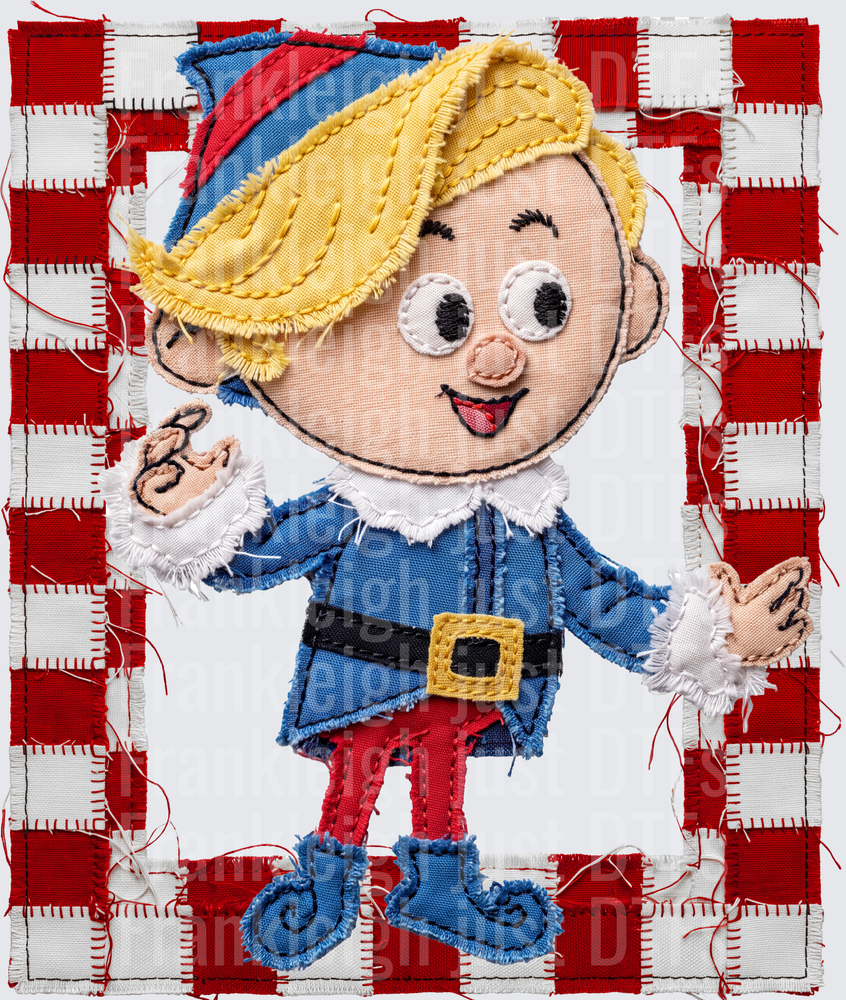 elf stitched rudolph