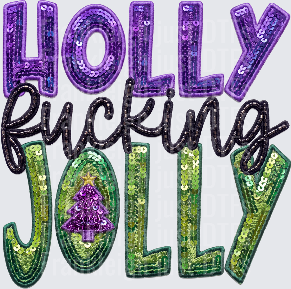 Holly fucking holly sequin