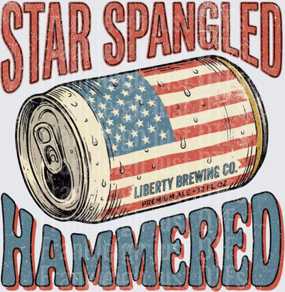 star spangled hammered