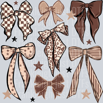 Neutral Retro Bows