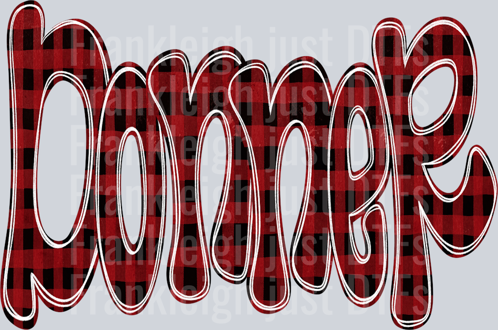 Donner Funky Doodle Buffalo Check