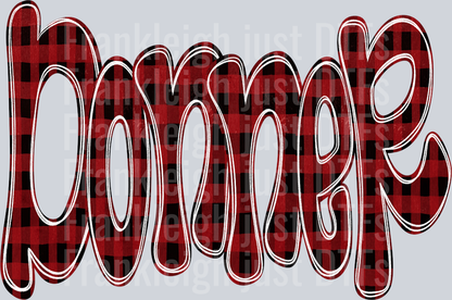 Donner Funky Doodle Buffalo Check