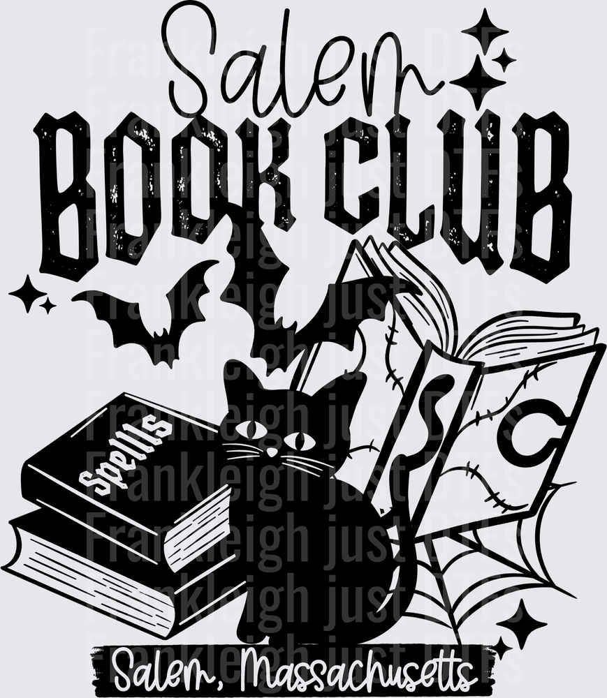 Salem Book Club Single Color Black