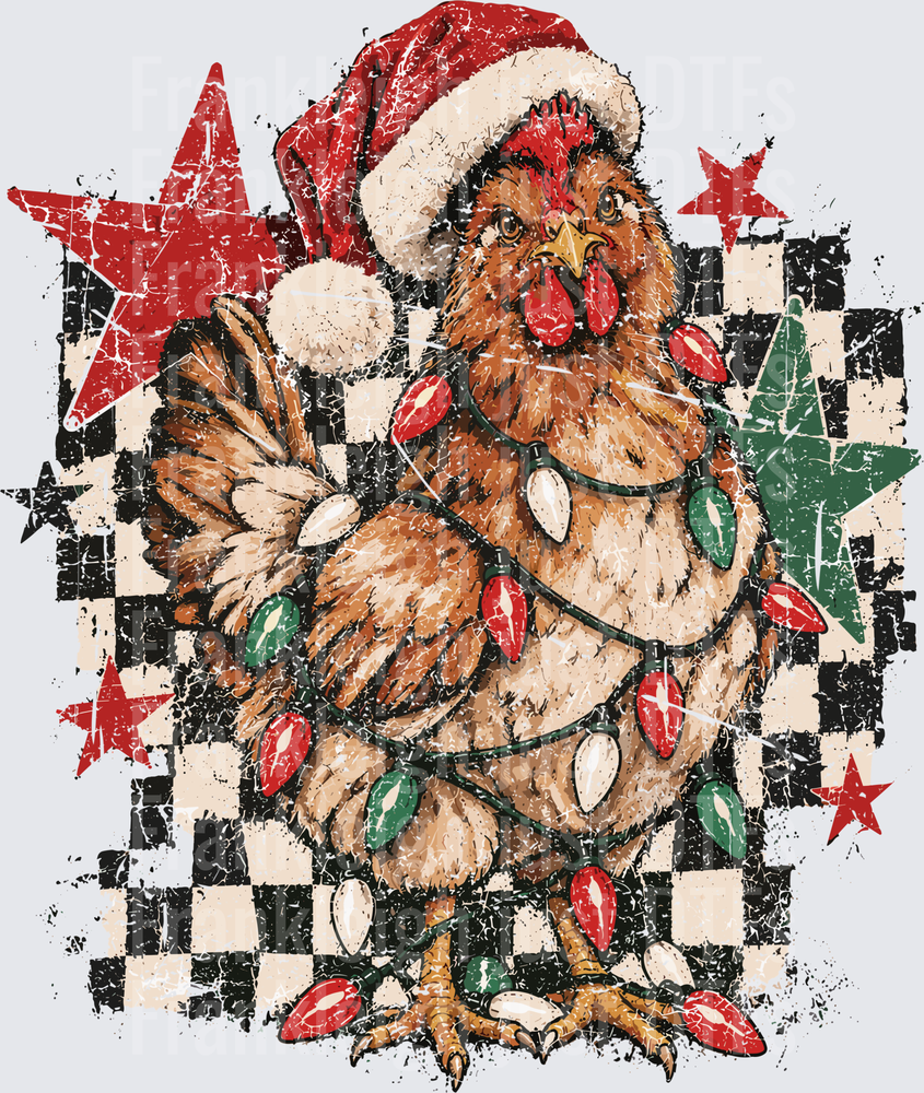 RETRO ROOSTER CHRISTMAS