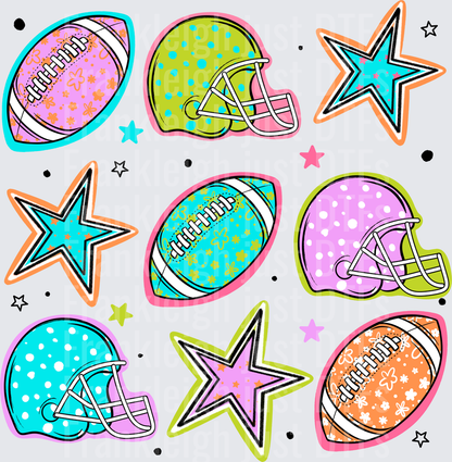colorful football