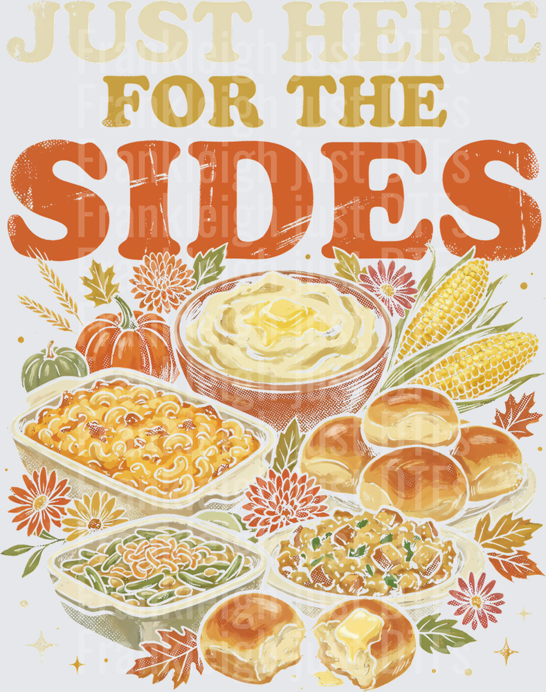 Just Here for the sides (Halftone)