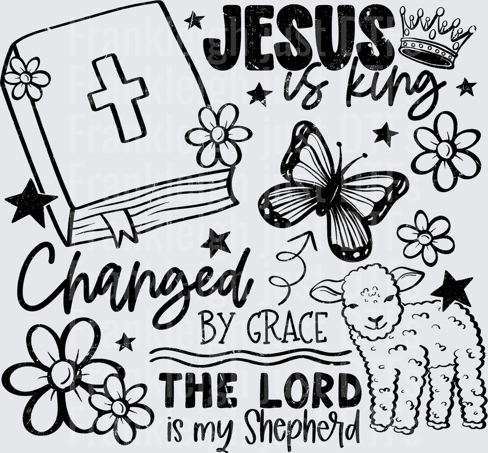 Jesus is King black