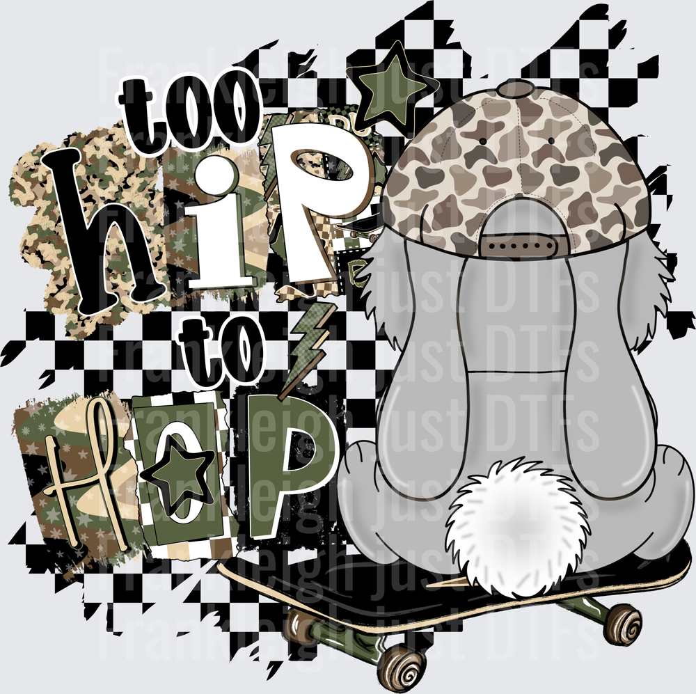 TOO hip to hop with skateboard