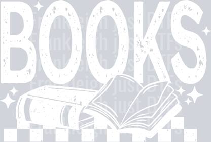 Books Single Color White