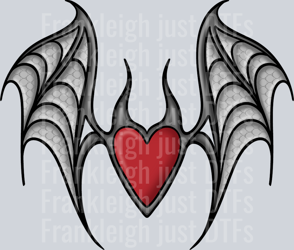 Heart Bat Wings