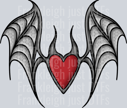 Heart Bat Wings