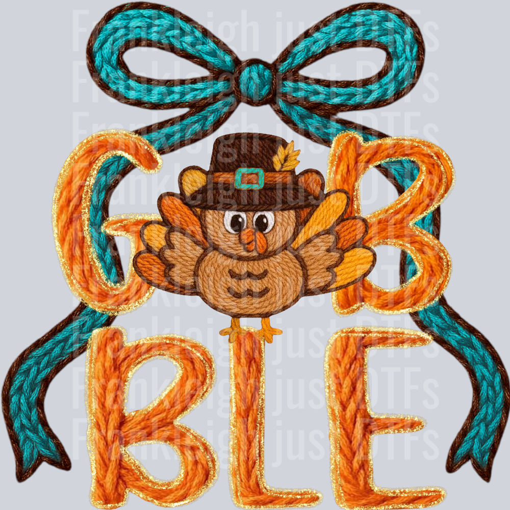 Gobble Turkey Faux Yarn