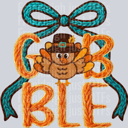 Gobble Turkey Faux Yarn