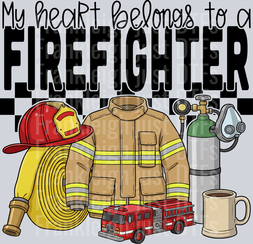 my heart belongs to a fireman