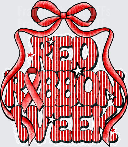 Red Ribbon Week Lace