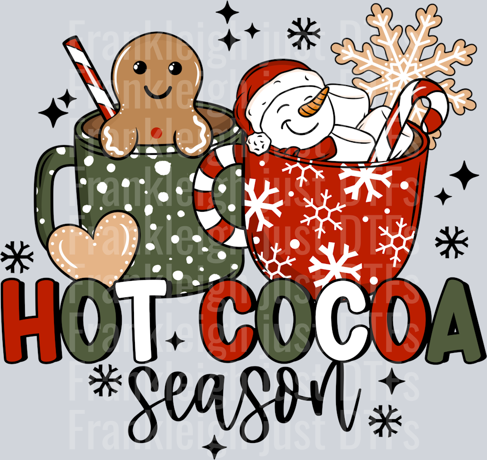 hot cocoa season mugs